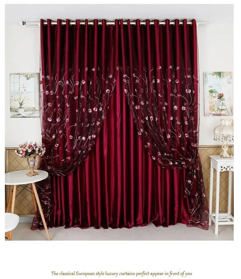 Perde гостиная Zaslony Do Okna Cortinados спальня Voilage Fenetre для кухни Роскошные Cortinas Rideaux Pour Le Salon шторы