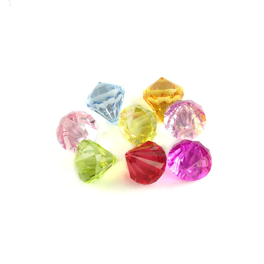 

35pcs/Lot Acrylic Diamond Paperweight 35*30mm Chandelier Prisms Suncatcher Wedding Decorations Chandelier