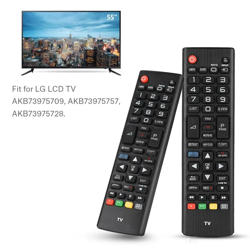 Универсальный пульт дистанционного управления для смарт ТВ сменный ЖК