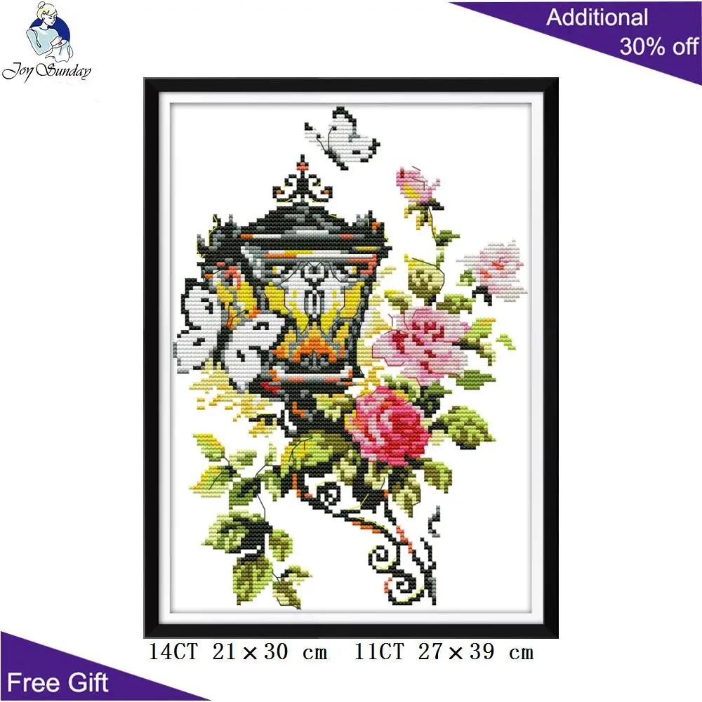 Радость воскресенье светильник очарования вышитая бисером H794 H795 H796 14CT 11CT Villa