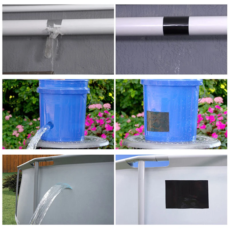 Outdoor Leakage Repair Waterproof Tape Garden Hose Water Bonding Tube Pipe Pool Rescue Stop | Обустройство дома