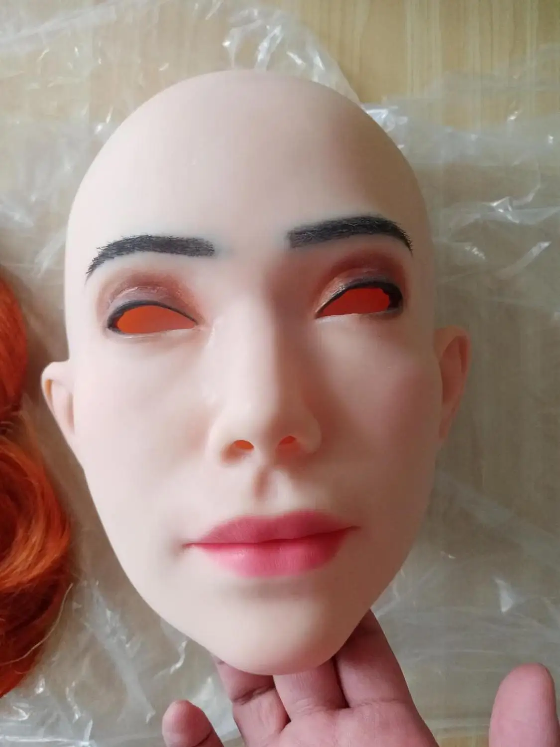 Реалистичная мягкая силиконовая женская маска ангела для маскарада Хэллоуина