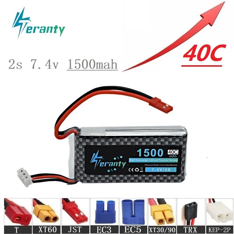 высокая скорость 40c 74 v 1500mah lipo батар