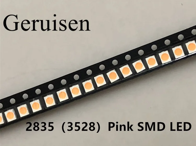 2835 розовый светодиод SMD светодиодный Вт высокая яркость светоизлучающий диод чип