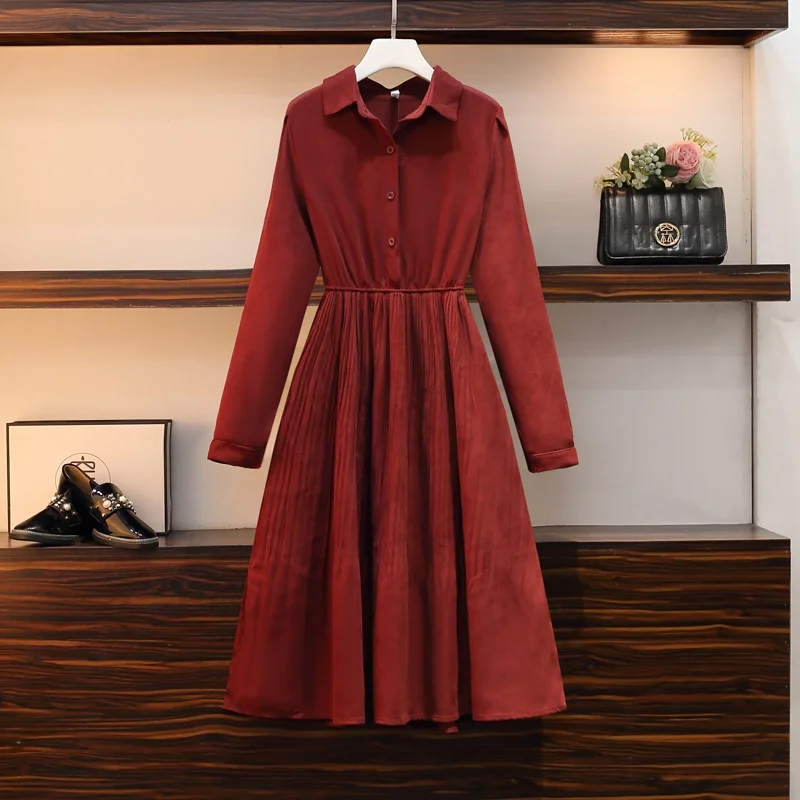 Женское платье-трапеция с жилетом и пуговицами однотонное элегантное вечернее