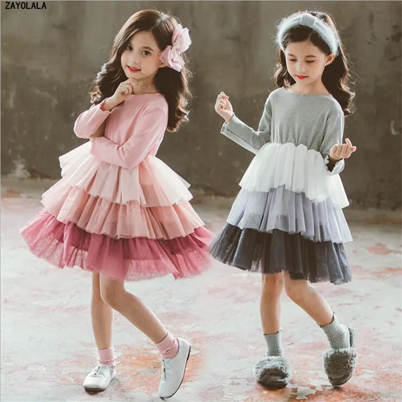 Летние платья принцессы для девочек очаровательное платье повседневное