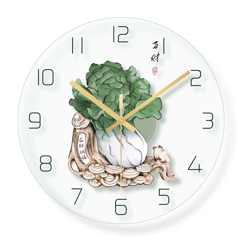 

Chinese Style Living Room Creative Clocks New Chinese Bedroom Mute Fashion Wall Clock Art Watch Wall Clock Modern Design Clocks