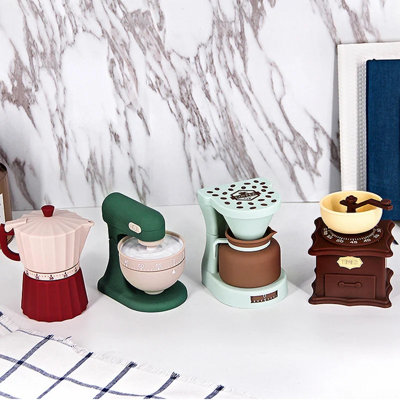 

Cute Timer for Students, Modern Simple and Creative Mechanical Reminder, Countdown Time Management, Four Colors Optional