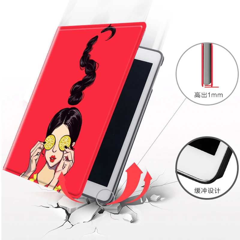 Кожаный магнитный чехол книжка для планшета Xiaomi Mi Pad 4 MiPad оболочка Mipad4 8 0 дюйма