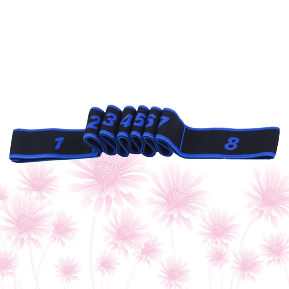 

Yoga Stretch Belt Multi Functional Fitness Elastic Band Portable Yoga Strap for Men (Red + Balck)