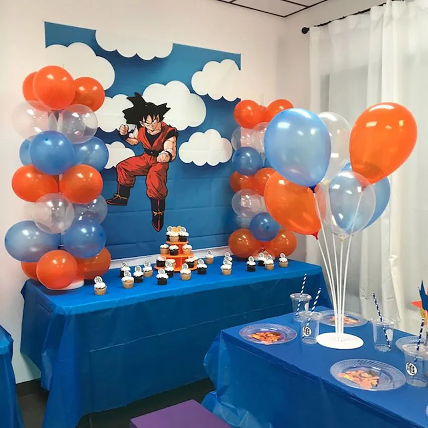 10x10FT Dragon Ball белые облака Сон Гоку для выпускного вечера вечерние Цвет воздушные