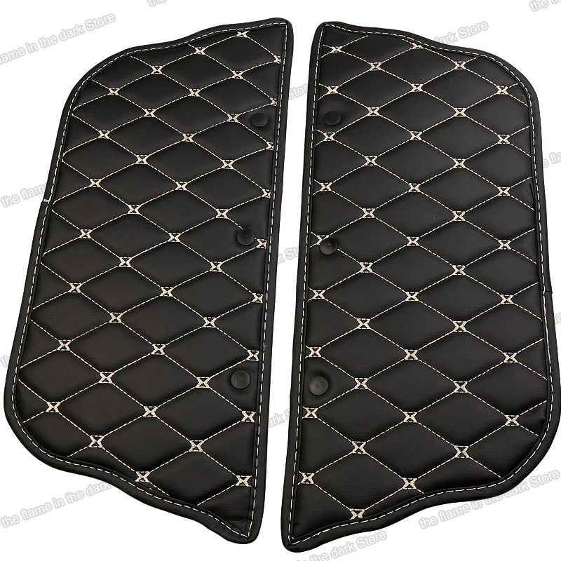 

lsrtw2017 fiber leather car seat anti-kick mat for volvo xc90 xc60 s90 v90 cc