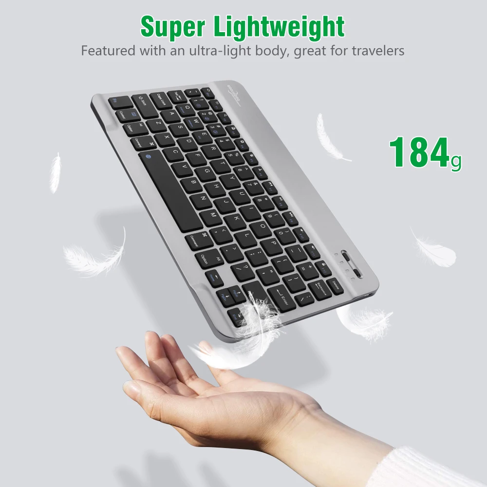 Беспроводная клавиатура и мышь для iPad планшет смартфон Bluetooth Xiaomi Samsung Huawei Teclado Sem Fio