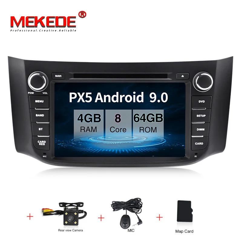 Android 9,0 автомобильный dvd-плеер для Nissan Sylphy B17 Sentra 12 2013 Авто gps navi Стерео Dvr магнитофон - Цвет: 64G dvd camera