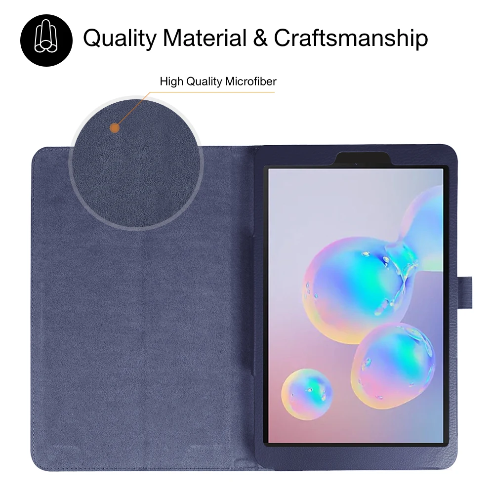 Чехол для планшета для samsung Galaxy Tab S6 10,5 из искусственной кожи вращающийся чехол для samsung Galaxy Tab S6 SM-T860 SM-T865 funda