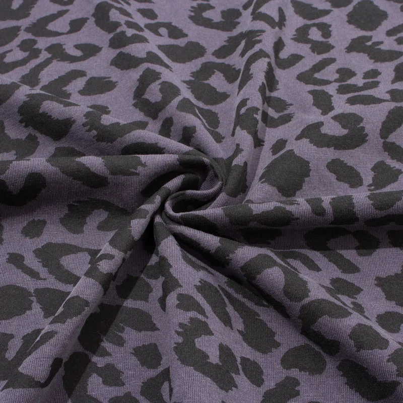 

ZODF 2021 Summer Men and Women Old Models Full-Print Leopard Print Loose Short-Sleeved High Street Tide Brand T-Shirt Men