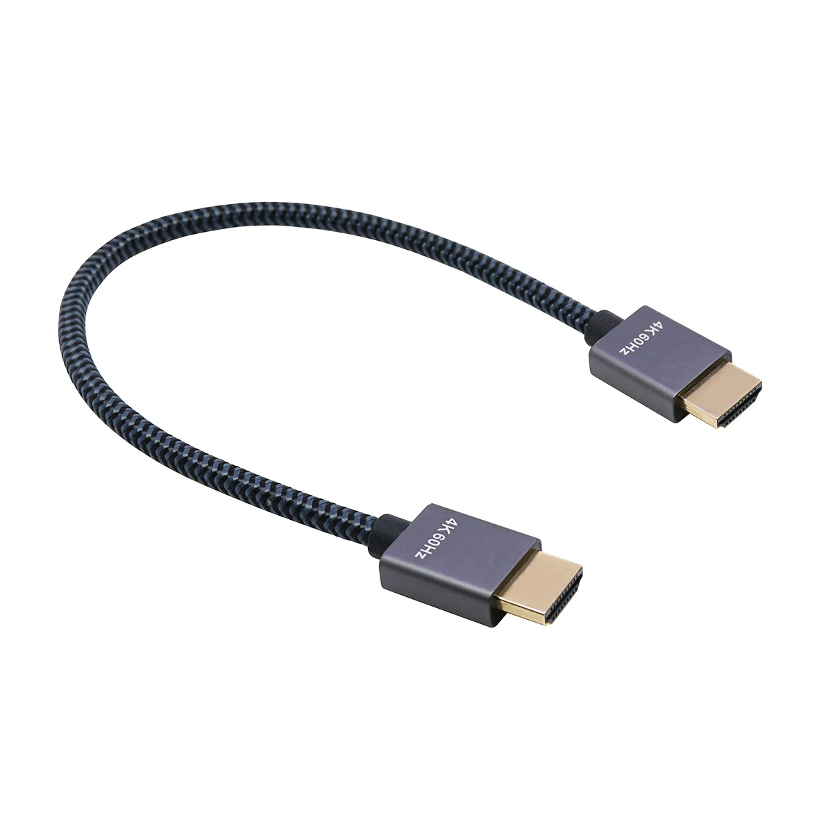 4k HDMI совместимый кабель 1 фут 30 см Высокоскоростной 4K 60 Гц с оплеткой в корпусе из