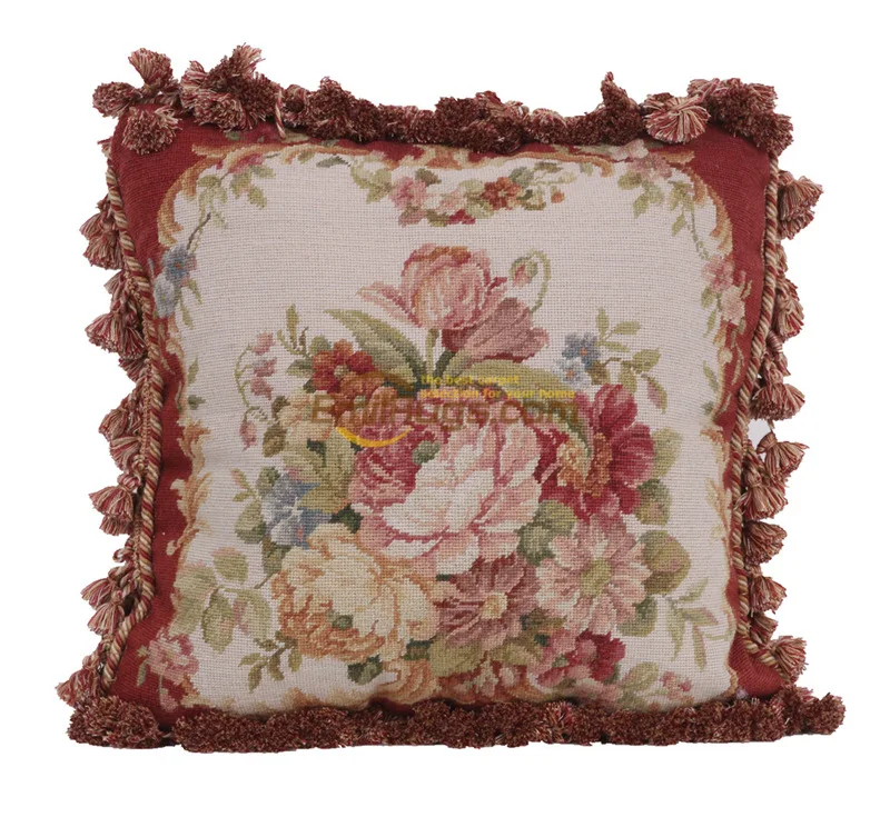 Барокко мягкая ткань Рококо искусство рукодельная Подушка Ручная тканая