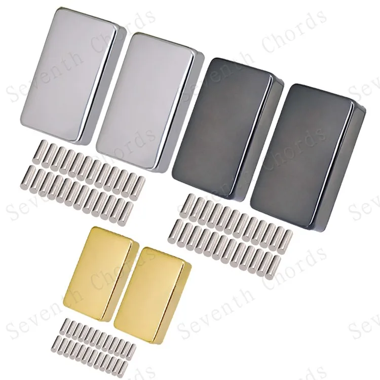 Набор запечатанный закрытый корпус из латуни Электрогитары хамбакер чехлы с