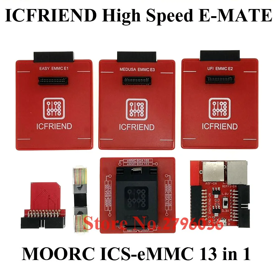 2021 MOORC E MATE X PRO BOX памяти на носителе EMMC BGA 13 в 1 поддержка 100 136 168 153 169 162 186 221 529 254 с Z3X