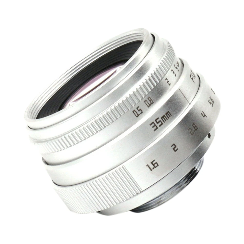 35 мм F1.6 C крепление объектива камеры с переходным кольцом для Fujifilm X E2 / E1 Pro1 M1 A2 A1