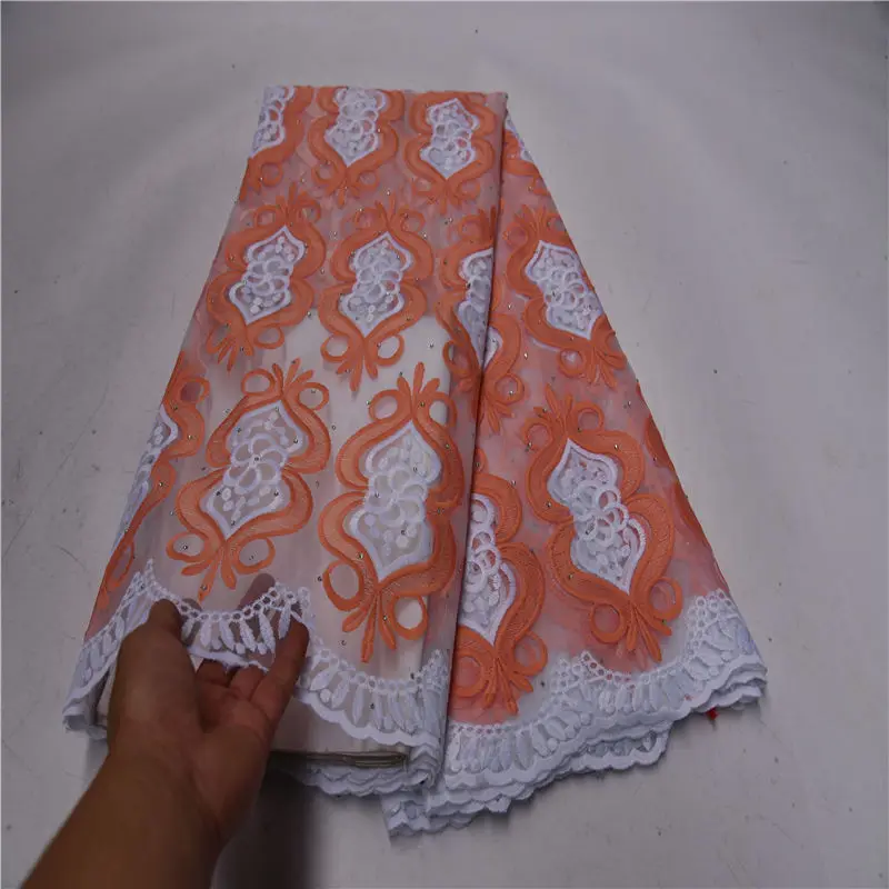 Африканская кружевная ткань 2019 винная Высококачественная французские бусины