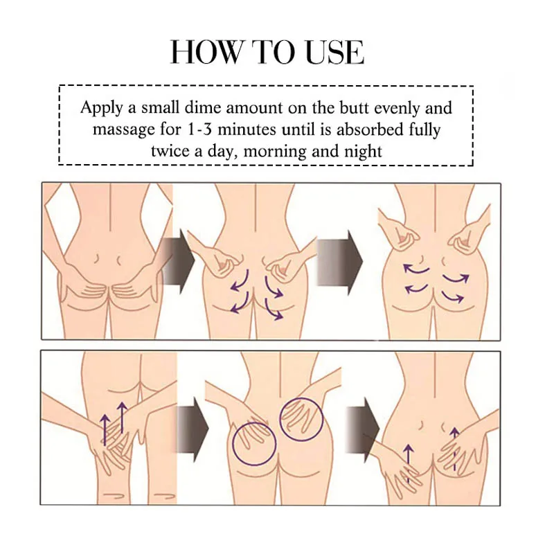 

Butt Enhancement Cream Hip Buttock Fast Growth Butt Enhancer Breast Enlargement Body Cream Sexy Body Care for Women 30Ml