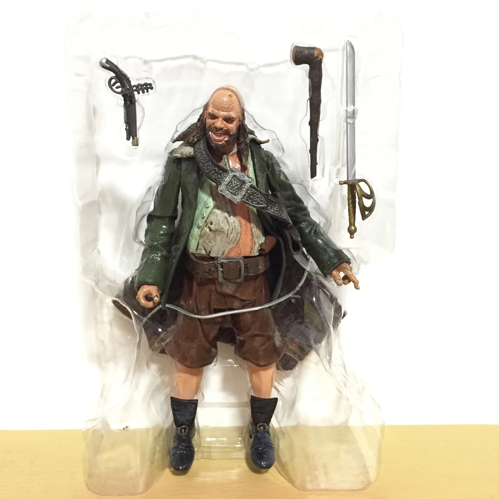 Vogue Pirate Pintel  NECA Action Figure Model Toys Gift Classic Film Caribbean Character  with Club Pistol Sword