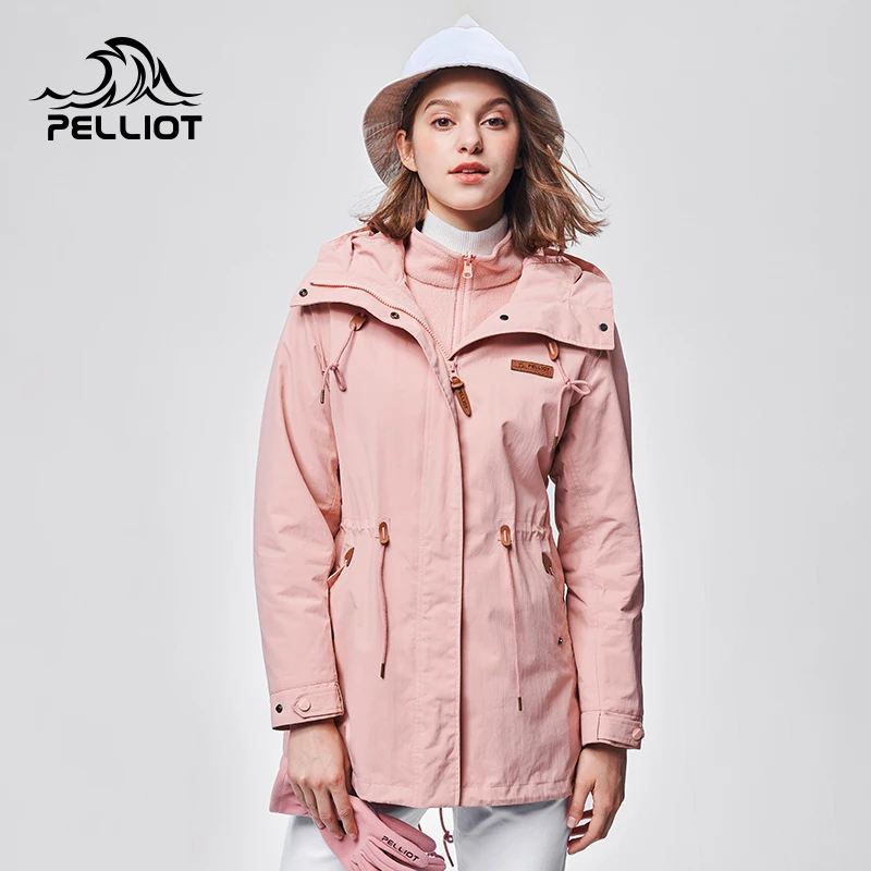 Pelliot походная куртка Женская водонепроницаемая ветрозащитная спортивная 3 в 1