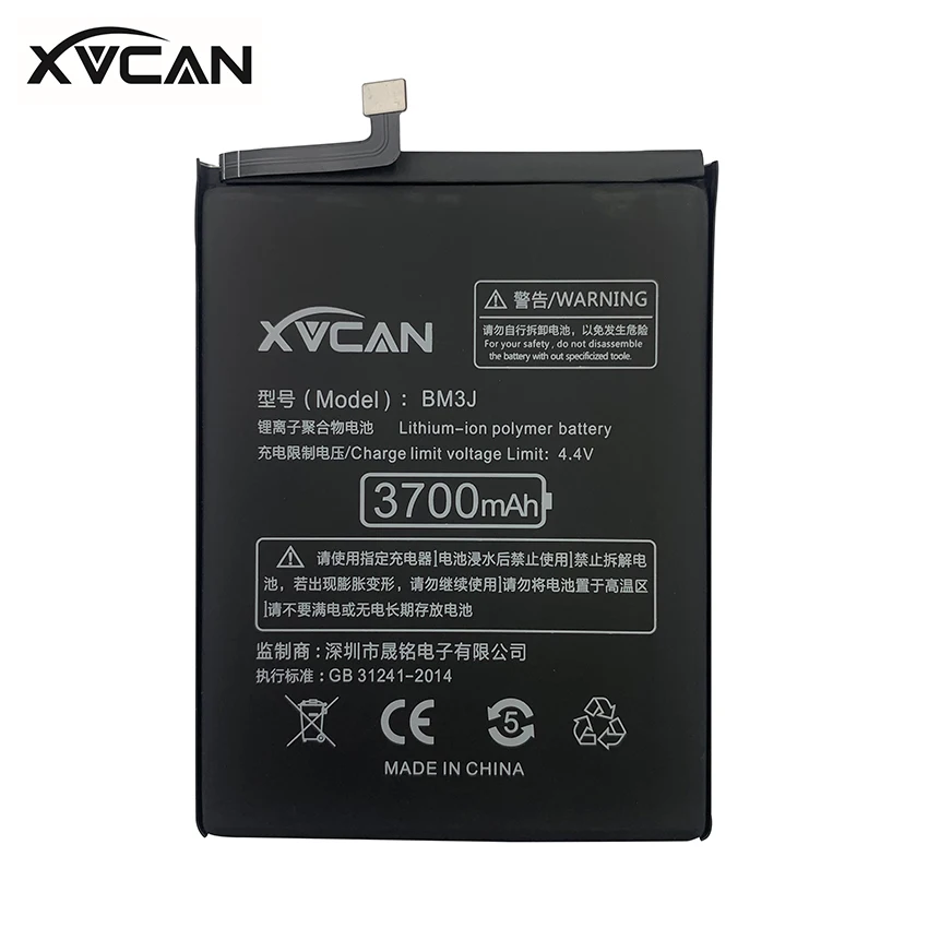 original xvcan high capacity 3700mah phone battery bm3j for xiaomi mi 8 lite mi8lite 8lite replacement batteries free global shipping