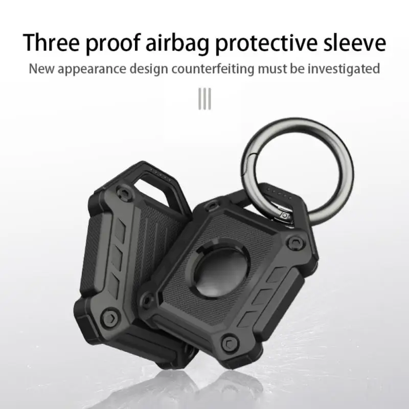 

New TPU Shockproof Protective Case For AirTag 2021 Silicone Skin Protective Cover For AirTags Keychain Anti-Lost Anti-Scratch