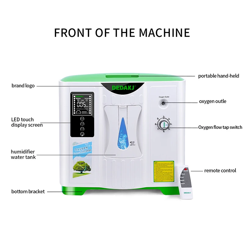 

2L-9L Medical Oxygen Concentrator Generator Oxygen Making Machine Home Use Oxygen Generating Machine With English Version DDT-2A
