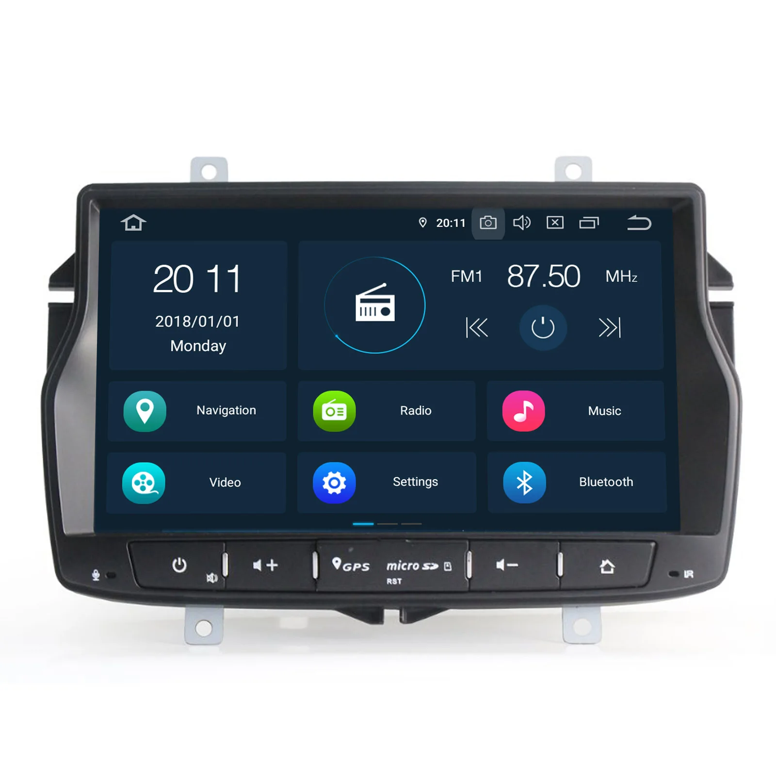 COIKA 8 &quotAndroid 9 0 система 4 + 64G ram Автомагнитола стерео для Lada Vesta gps Navi приемник