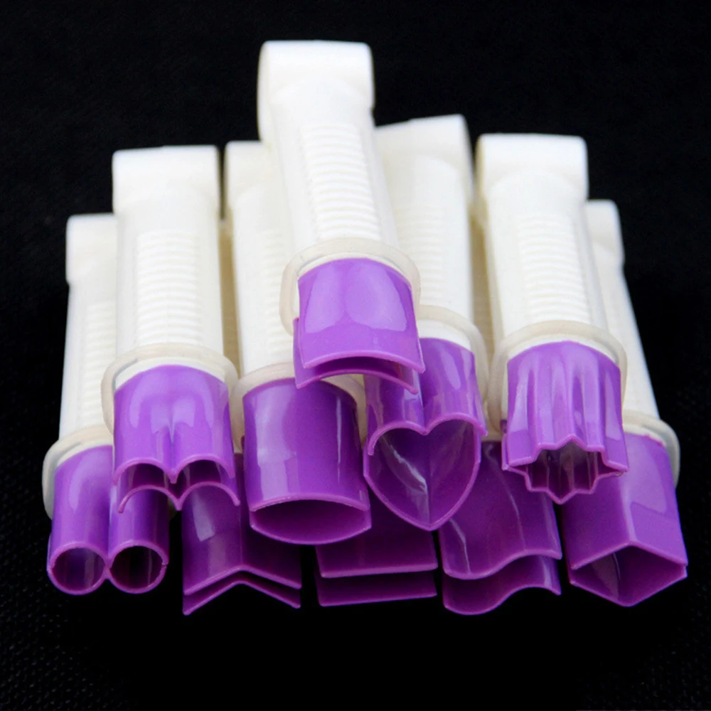 Mac 10 см цветок тип кружева край клип Помады резак печенья сахарные украшения