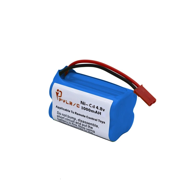 (JST Plug) 4.8v 1000mah NICD Battery For Rc toys Cars Boats Tanks Robots Gun AA NI-CD Rechargeable Pack | Игрушки и хобби