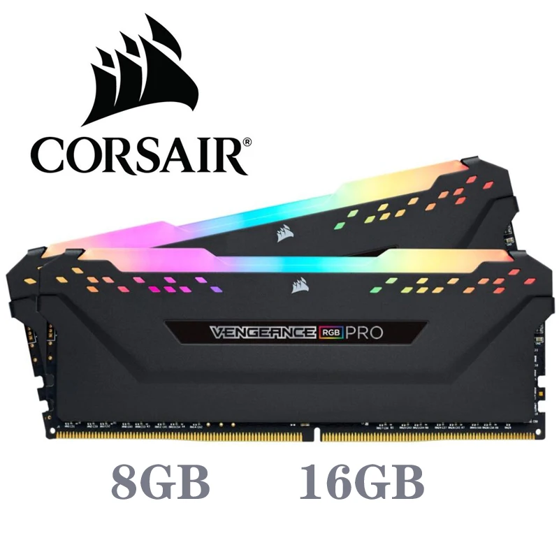 

CORSAIR ddr4 pc4 RAM 8GB 3000MHz RGB PRO DIMM Desktop Memory Support motherboard 8g 16G 3000Mhz 3200mhz 3600mhz 16gb 32gb ram