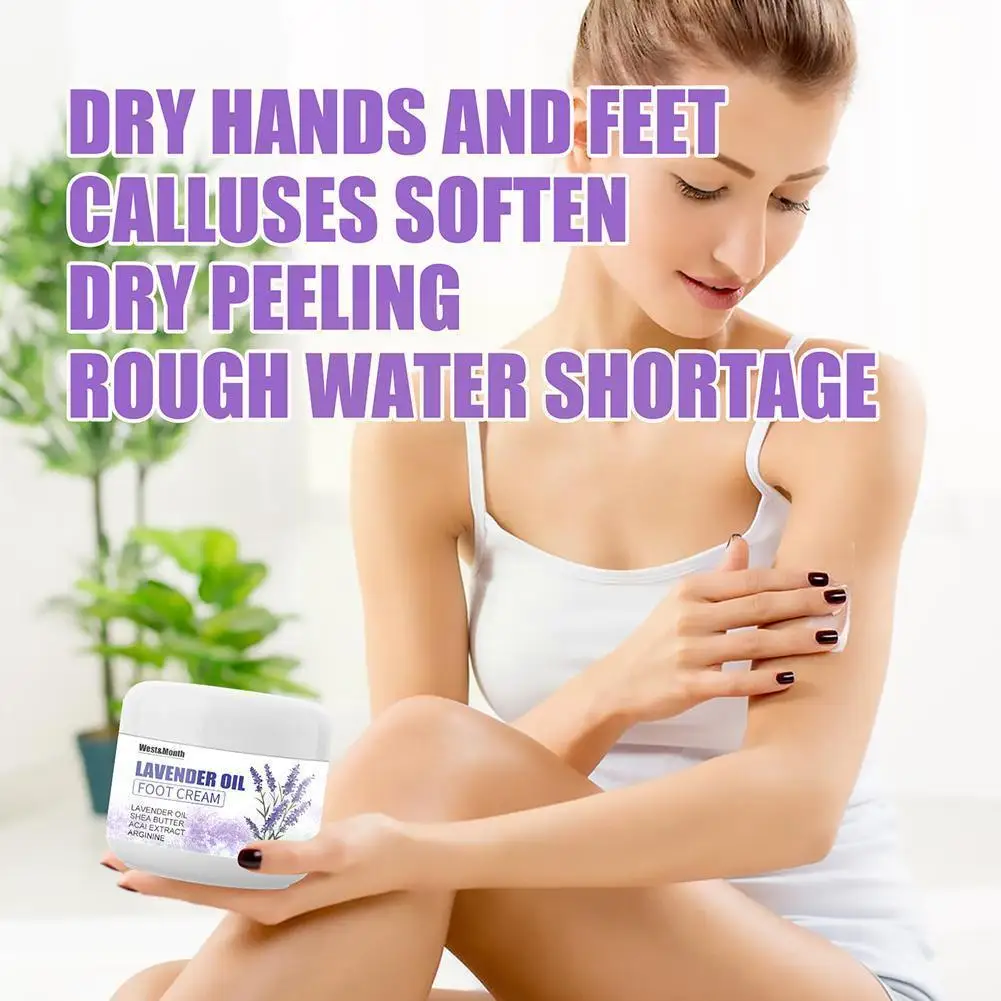 

100g Lavender Foot Cream Anti-cracking Deep Exfoliating Foot Increase Elasticity Care Winter Skin Moisturizing Z7u6