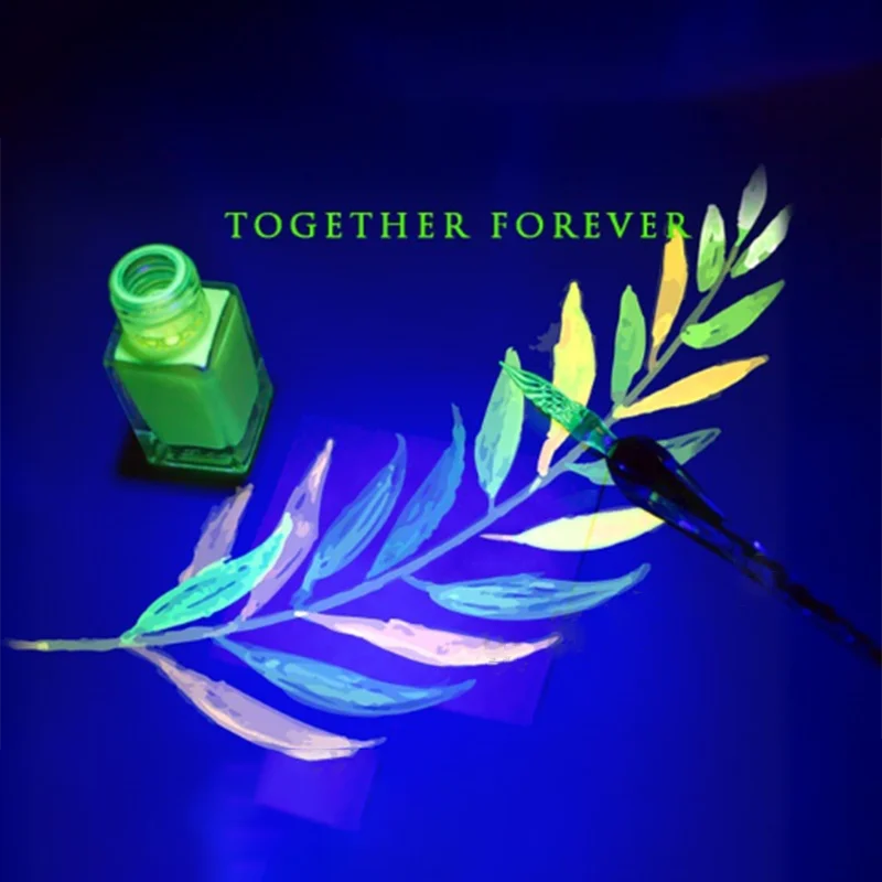 

18ml Fluorescent Ink Carbon Luminous Fluorescence Fountain Pen Ink Calligraphy Writing Painting Graffiti Stationery Supplies