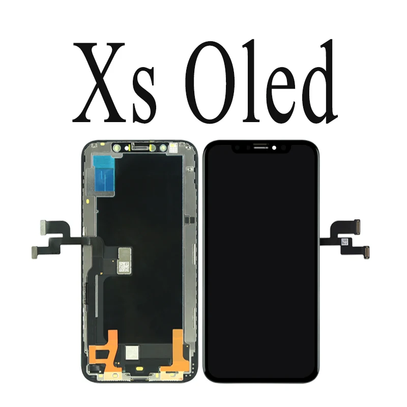 for XS OLED Класс для iPhone X S Max XR ЖК-дисплей для Tianma AMOLED OEM сенсорный экран с дигитайзером запасные части для сборки черный - Color: for XS OLED