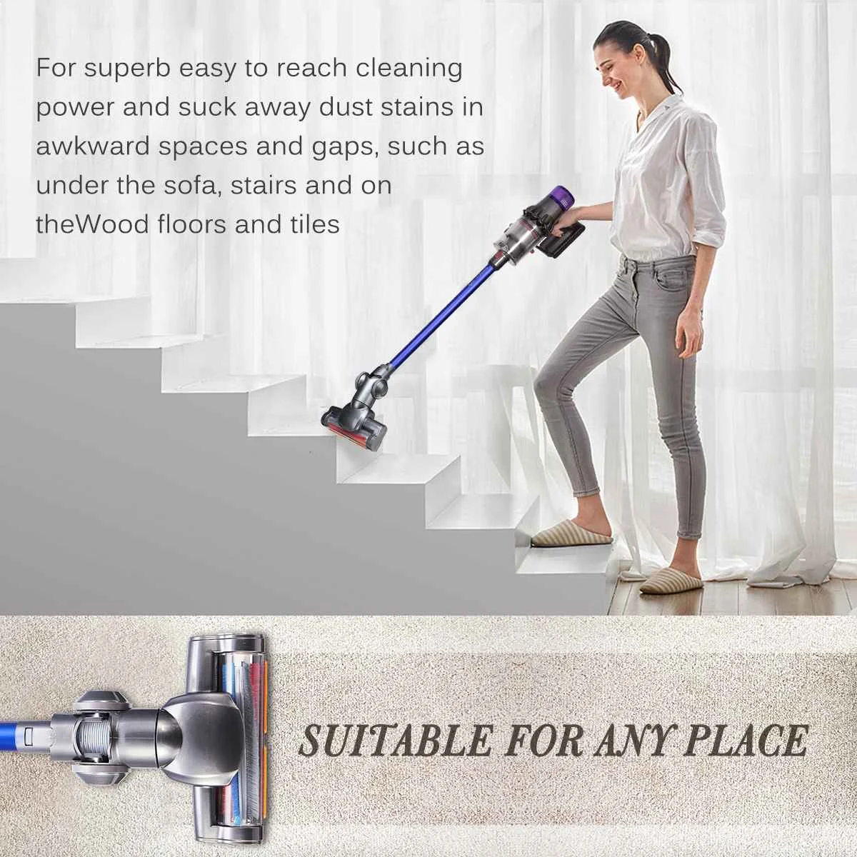 

Motorized Floor Brush For DysonDC45 DC58 DC59 V6only for V6 trigger DC61 DC62 Vacuum cleaner