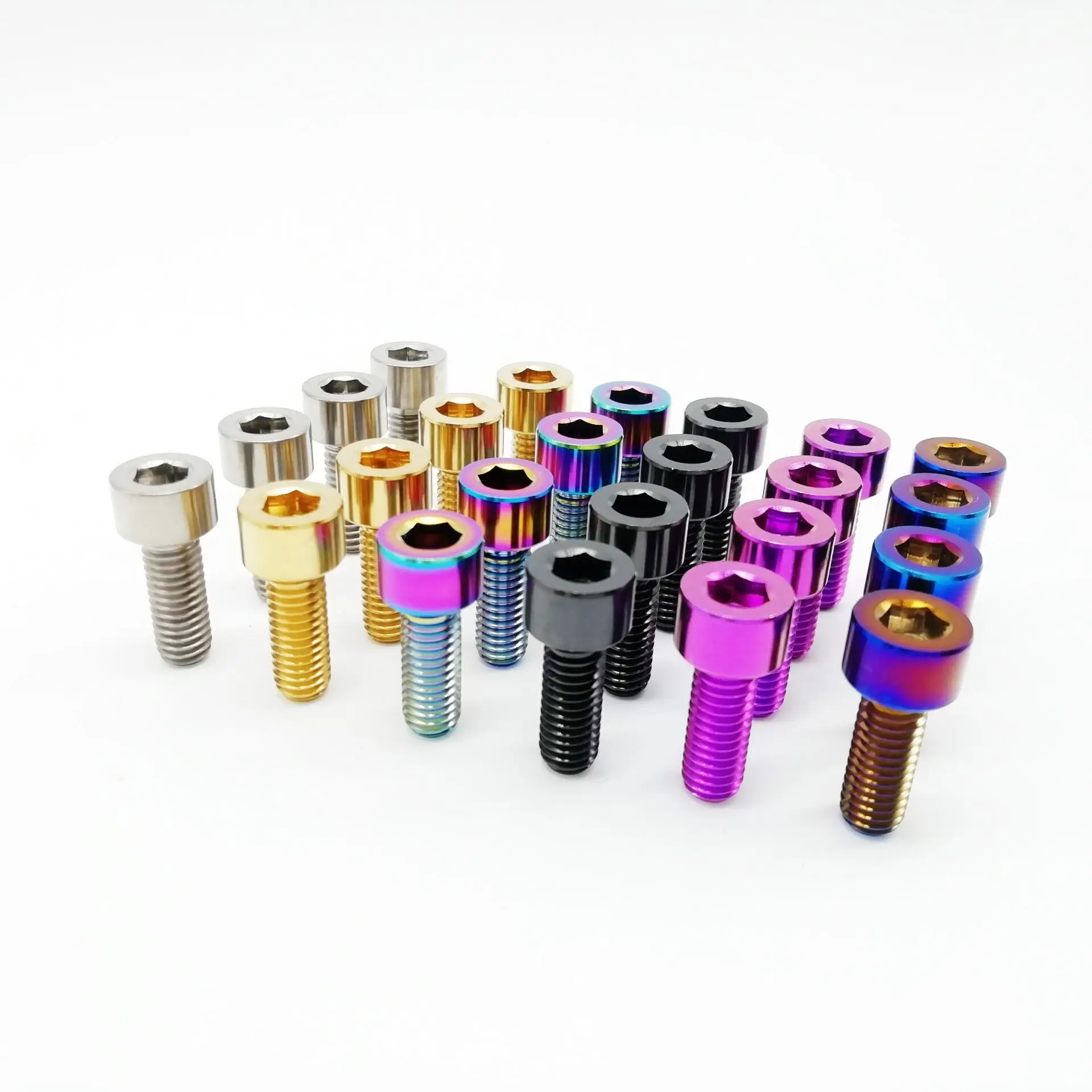 4 шт. M6X20mm Gr.5 титановый/Ti Болт шестигранный винт с внутренней шестигранной