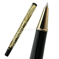 jinhao 5000 exquisite metal rollerball pen dragon texture carving white golden writing gift pen business for rollerball pen