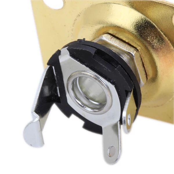 

3x Square Output Jack Plate for Electric Guitar Gold Stainless Steel New