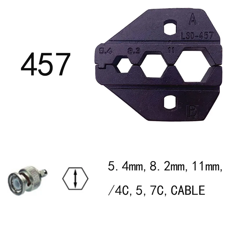 

A457 A-457 Die Sets for LS-457 HS-457 FSE-457 AM-10 AM-30 EM-6B1 EM-6B2 crimping pliers Crimping machine one set tool