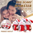 Говорящий плюшевый хомяк 10X10X15 см, многоразовые электронные игрушки для домашних животных, игрушка для детей, мягкая игрушка, приятные подарки