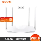 Беспроводной маршрутизатор Tenda WiFi6 AX3 AX1800 2,4 ГГц двухдиапазонный 2033 Мбитс OFDMA Wifi ретранслятор с антенной 4*6 дБи VPN многоязычный
