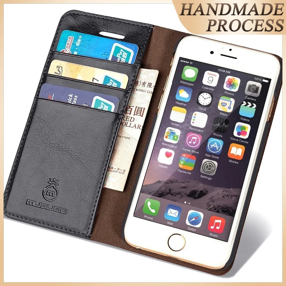 Оригинальный Musubo бренд чехол для iPhone 6 Роскошные Пояса из натуральной кожи