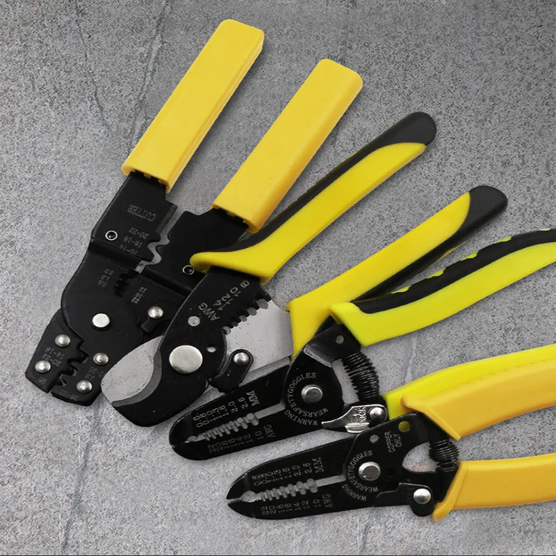 2 в 1 плоскогубцы для зачистки проводов резак пилинг обжимной инструмент кабелей