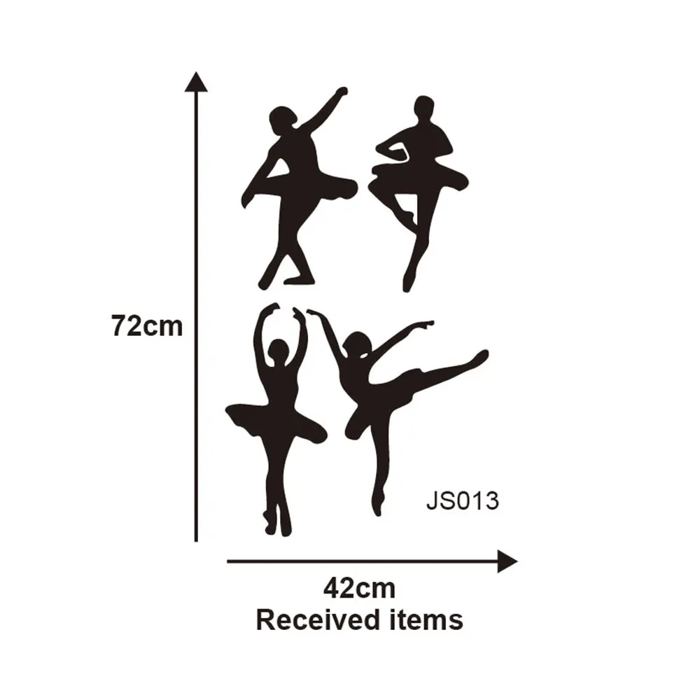 Наклейка для балетных девушек ПВХ домашний дизайн наклейка на стену балета