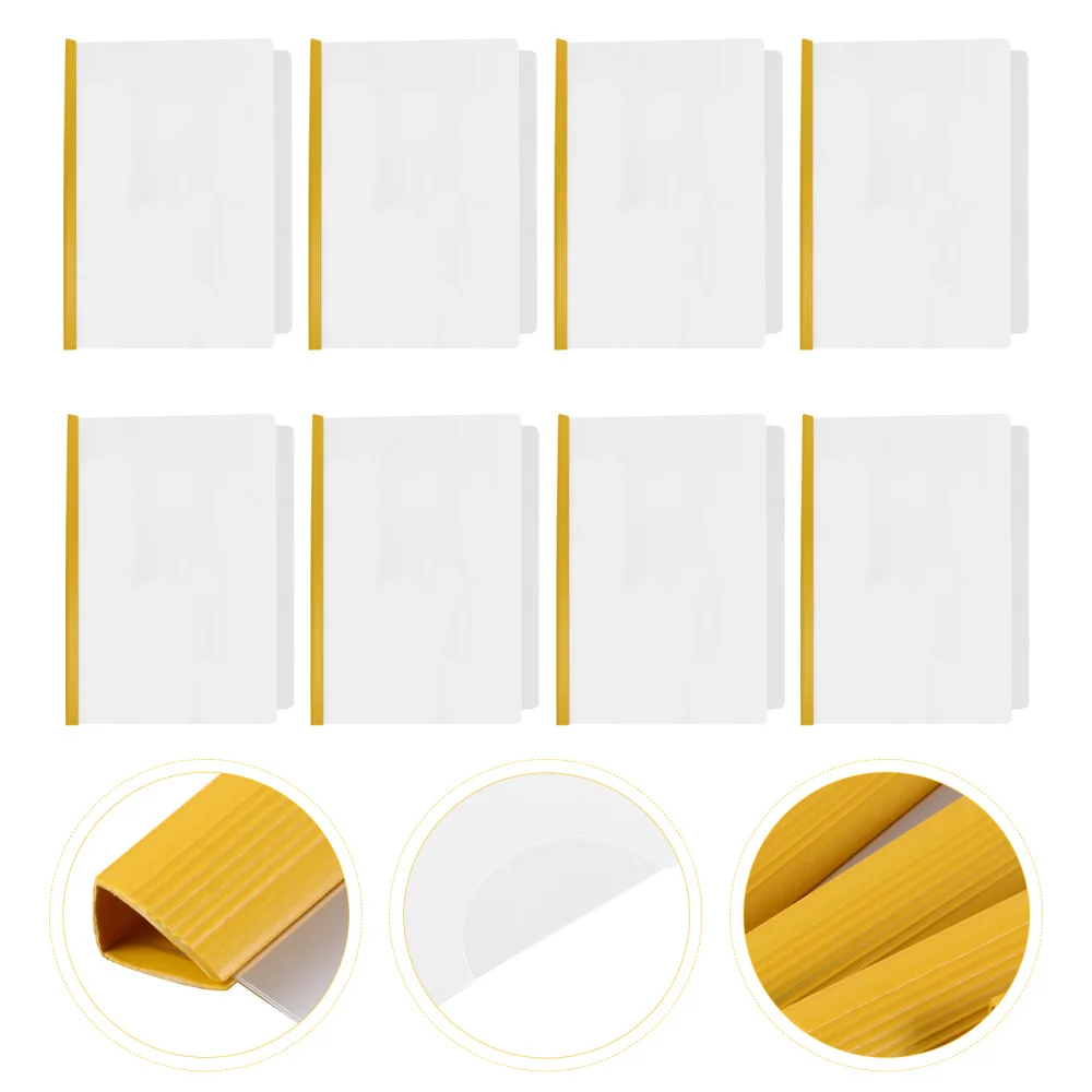 10 шт. прозрачные зажимы для хранения файлов|Папка файлов| |